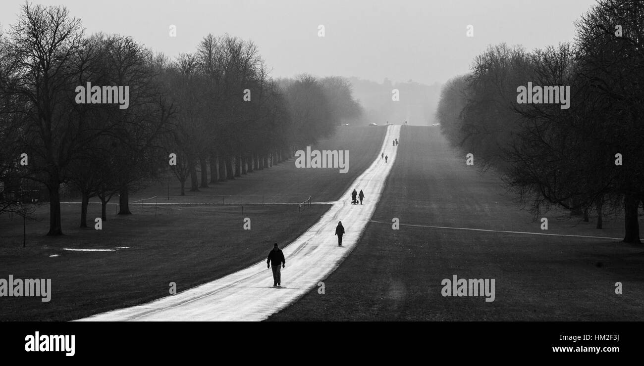 Langer Spaziergang, Windsor Stockfoto