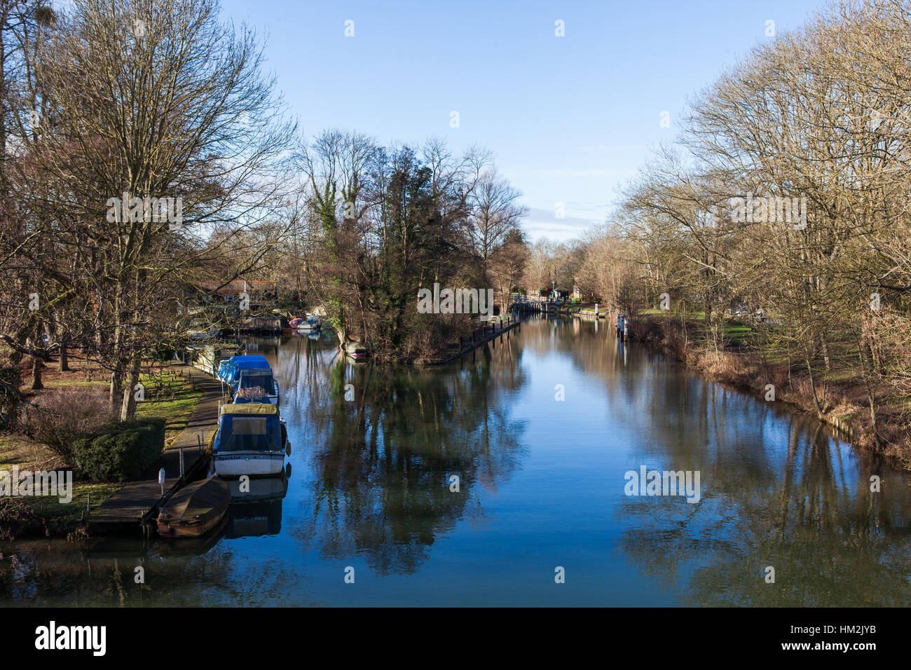 Thames River Stockfoto