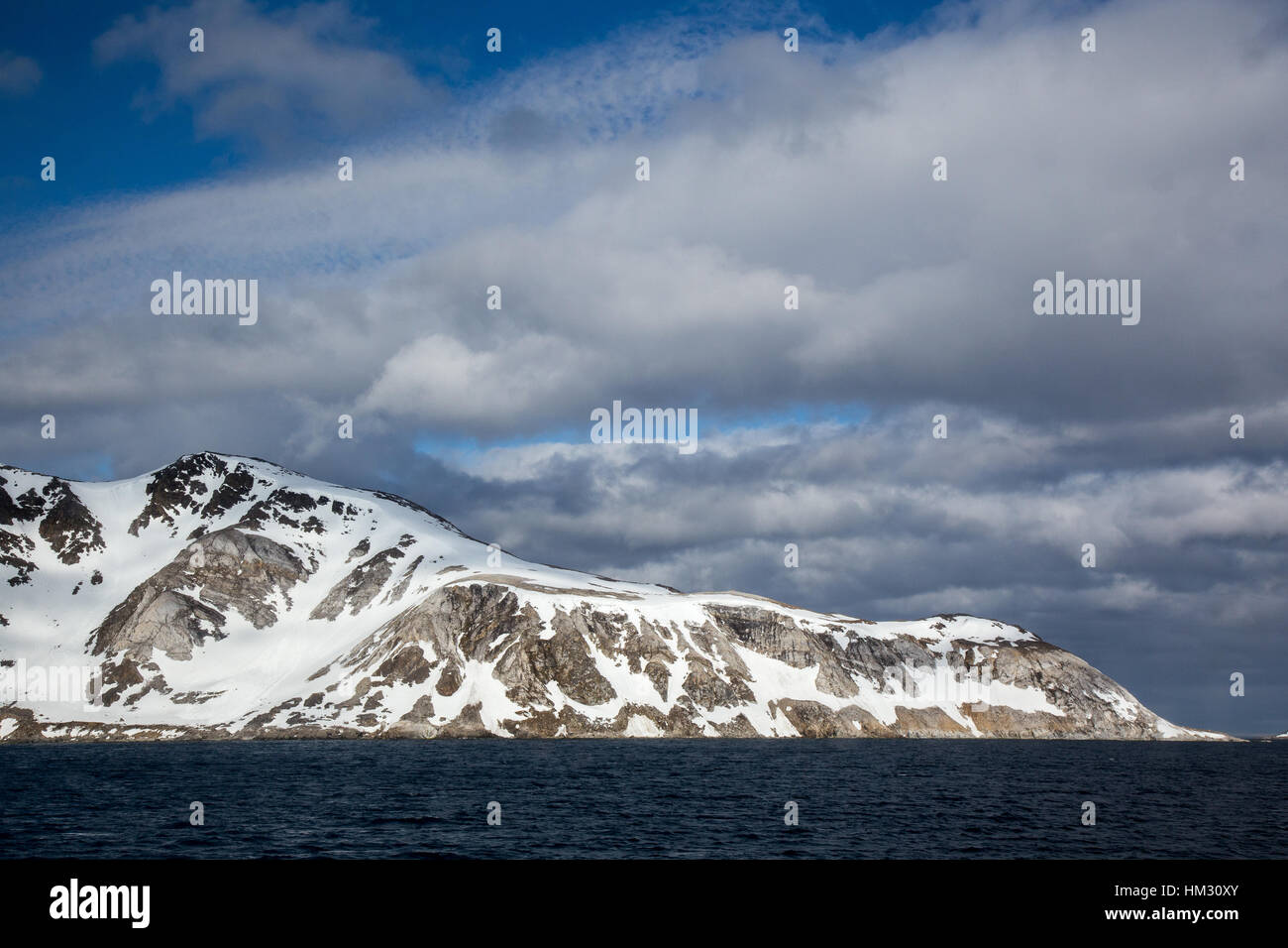 Svalbard-Landschaft Stockfoto