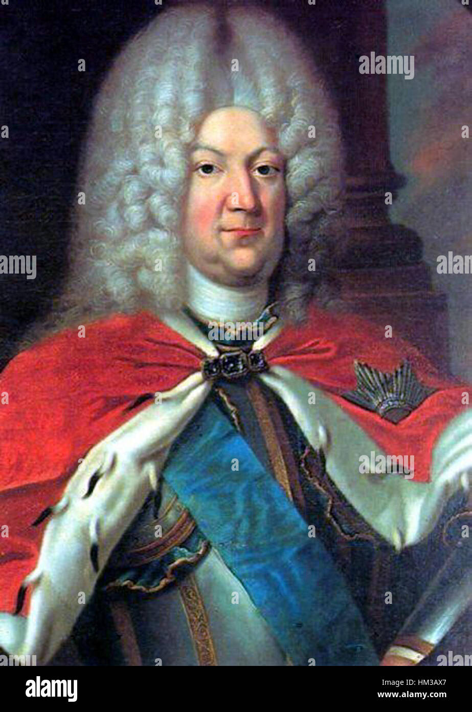 Karl Leopold von Mecklenburg-Schwerin Stockfoto