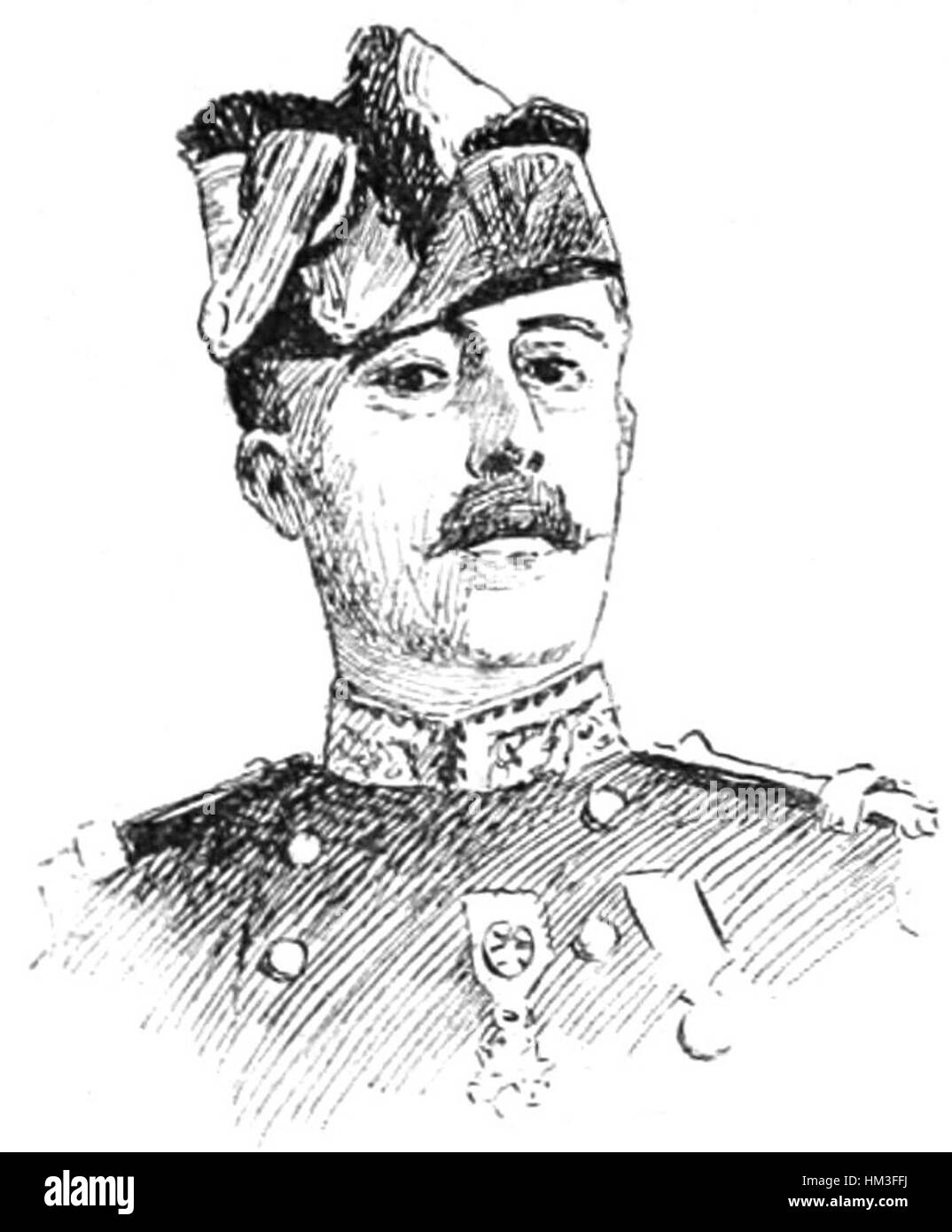 Dieses Gemälde von Armand Victor Jacquey ist ein Beispiel französischer Kunst des 19. Jahrhunderts. Es fängt den Stil und das Interesse des Künstlers an der Darstellung historischer Motive mit präzisen Details und dramatischem Flair ein, wobei oft der Realismus im Vordergrund steht. Stockfoto