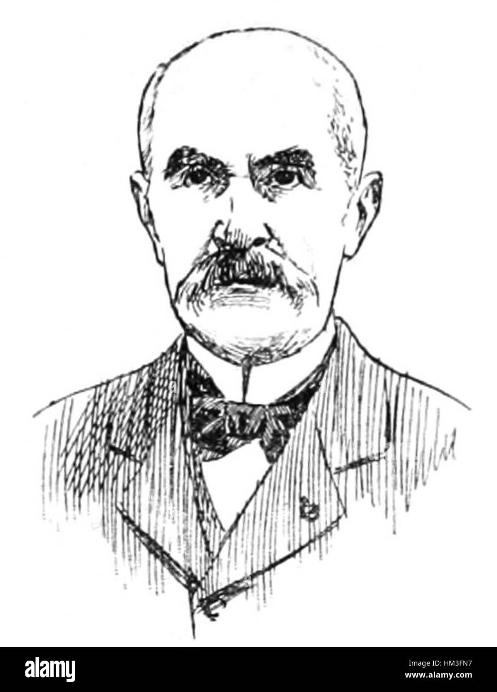 Charles Marie Le Myre de Vilers war ein französischer Künstler, der im späten 19. Jahrhundert für seine detailreichen und ausdrucksstarken Werke bekannt war. Sein Malstil konzentriert sich auf historische Themen und fängt Emotionen und Geschichten der Vergangenheit ein. Stockfoto