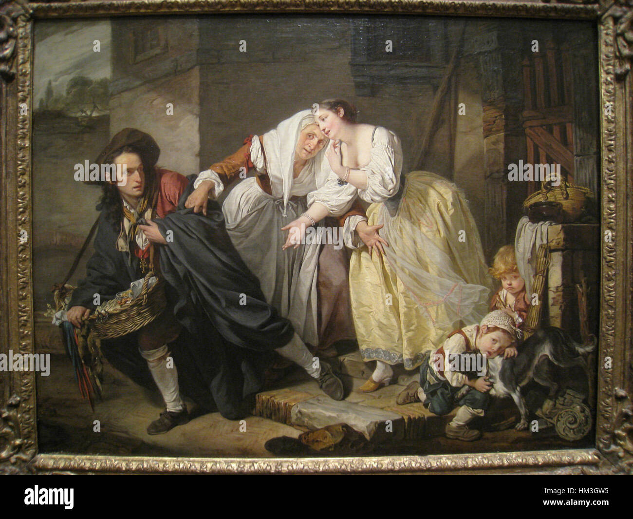 La Geste Napolitain, 1757, von Jean-Baptiste Greuze (1725-1805) - IMG 7235 Stockfoto