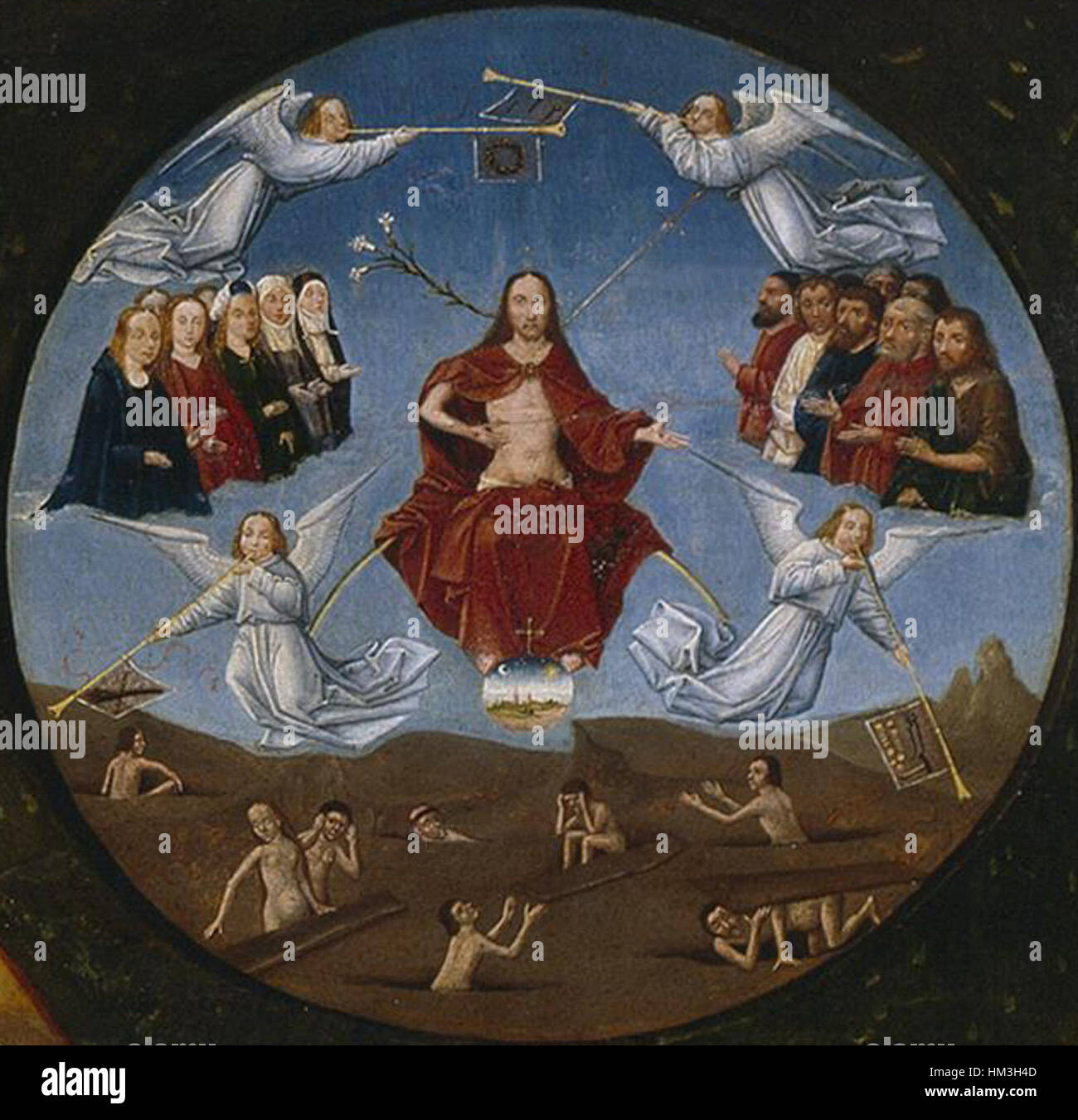 Hieronymus Bosch 4 letzten Dinge (Weltgericht) Stockfoto