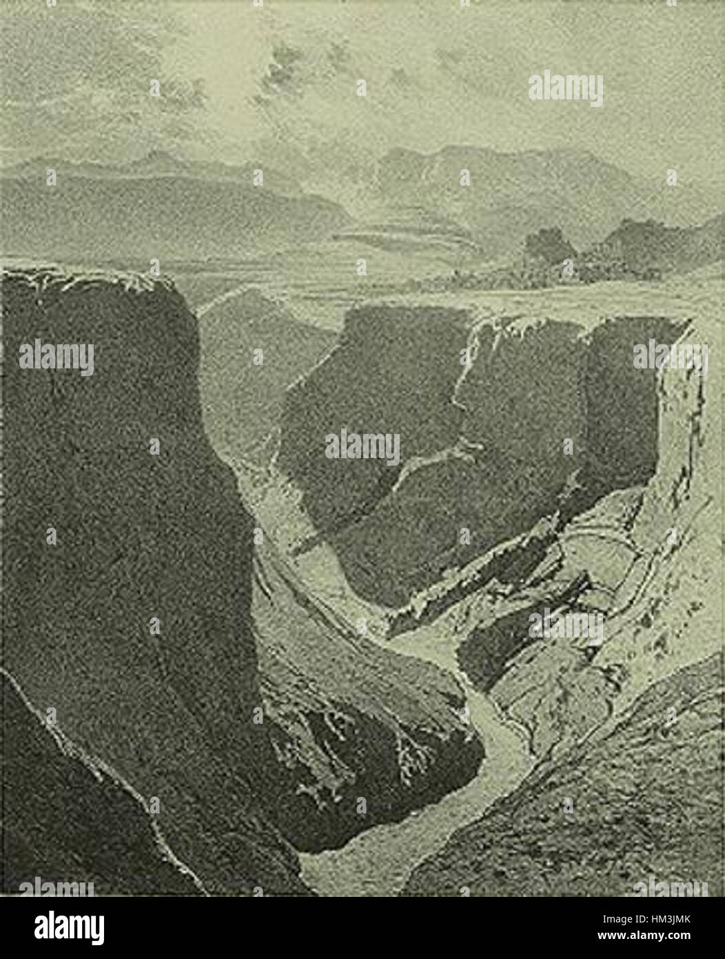 Grigorij Gagarin. Dagestan meridionalen. Fort de Kazy-Koumoukh A Stockfoto