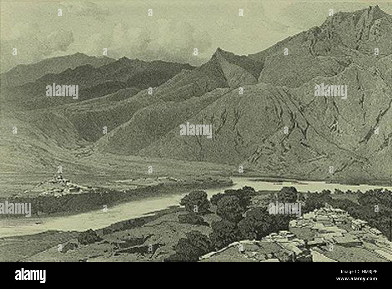 Grigorij Gagarin. Dagestan septentrional. Zyrany B Stockfoto