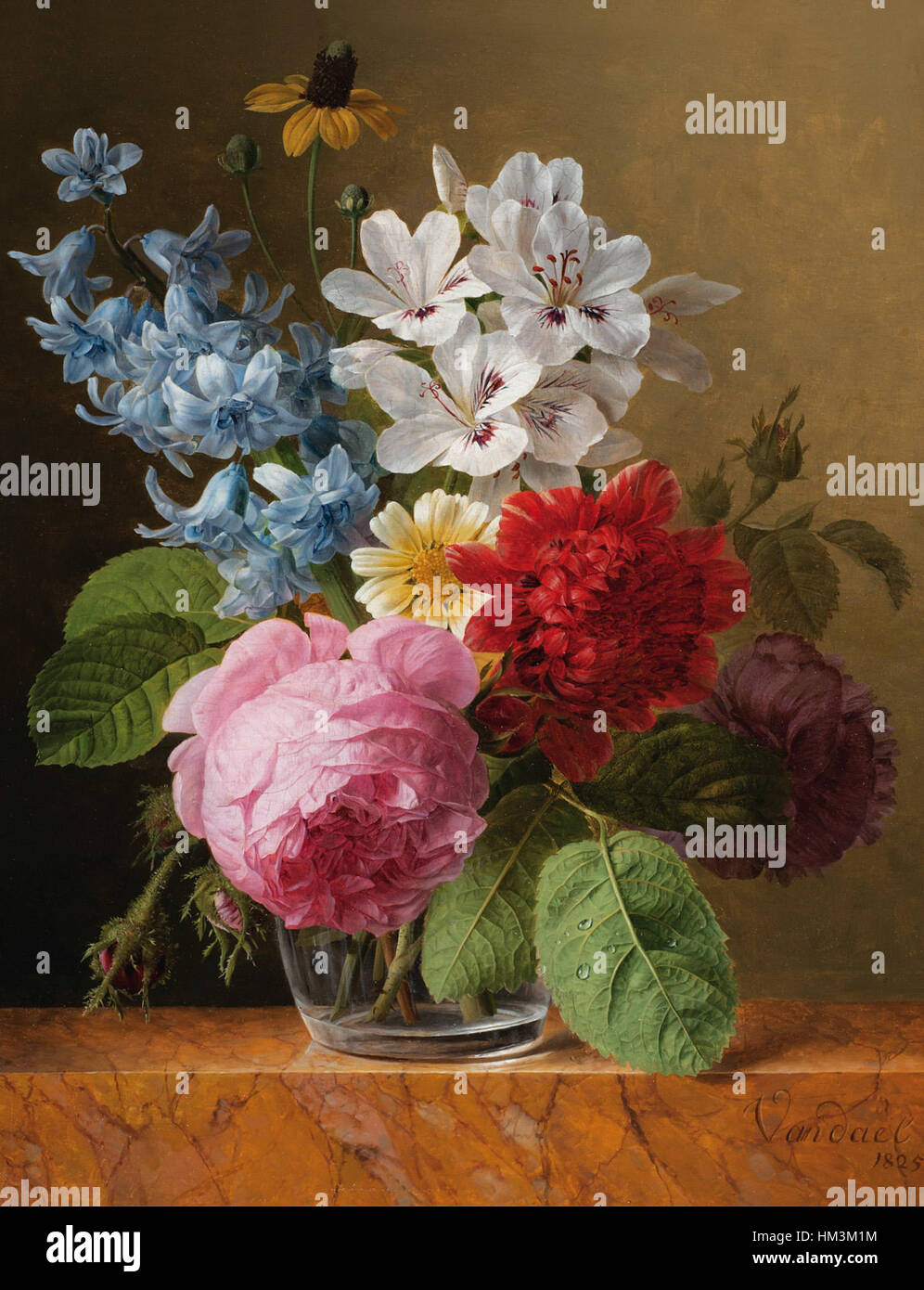 Jan Frans Van Dael Blumenstrauss In Einem Glas Stockfotografie Alamy