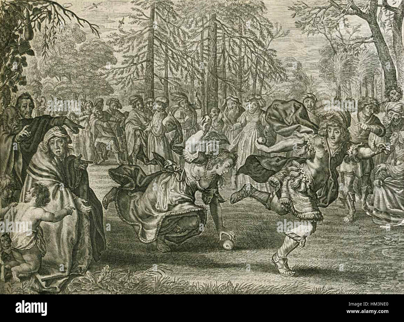 Les Metamorphoses d'Ovide - Atalanta und Hippomenes Stockfoto