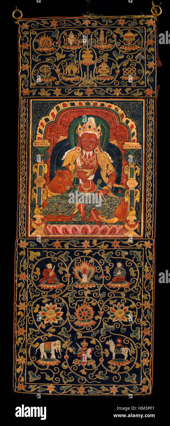 Gott des Feuers, Agni, des Medizin Buddha Mandala - Google Art Project Stockfoto