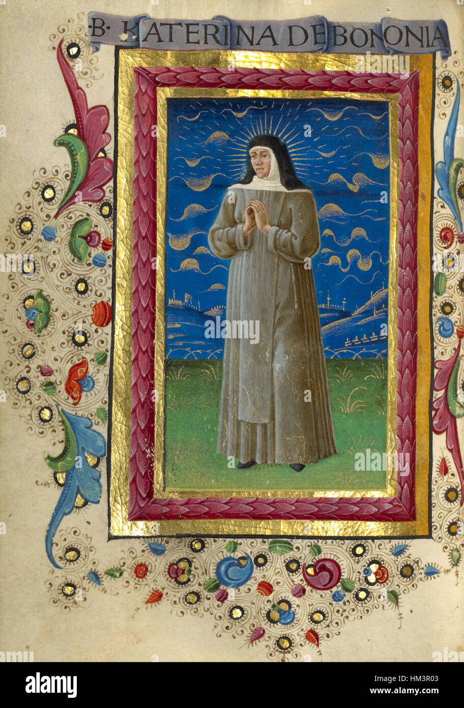 Guglielmo Giraldi (Italienisch, aktive 1445-1489) - die Heilige Katharina von Bologna - Google Art Project Stockfoto