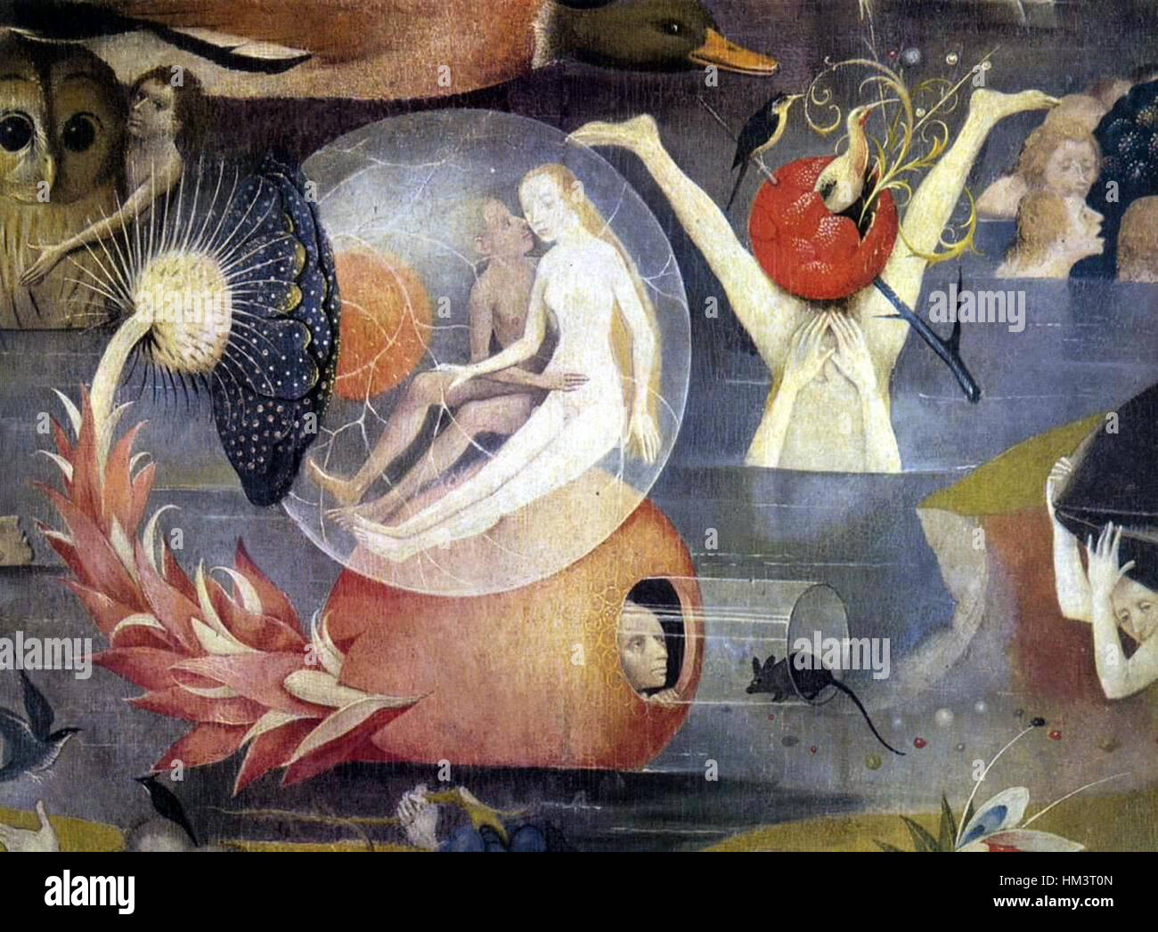 Hieronymus Bosch, Garten der LüsteTriptychon, Mitteltafel Detail 9