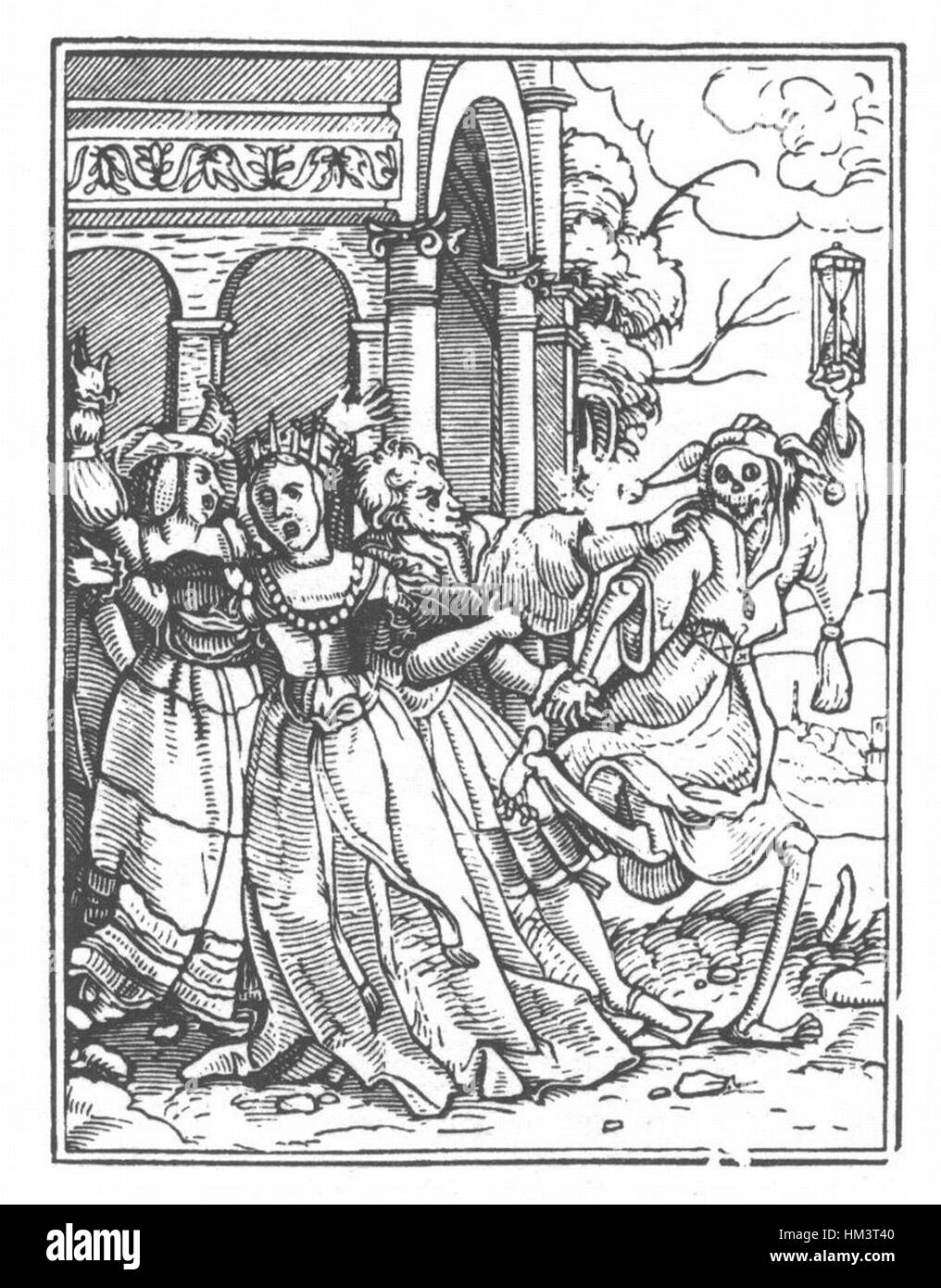 Holbein Danse Macabre 11 Stockfoto