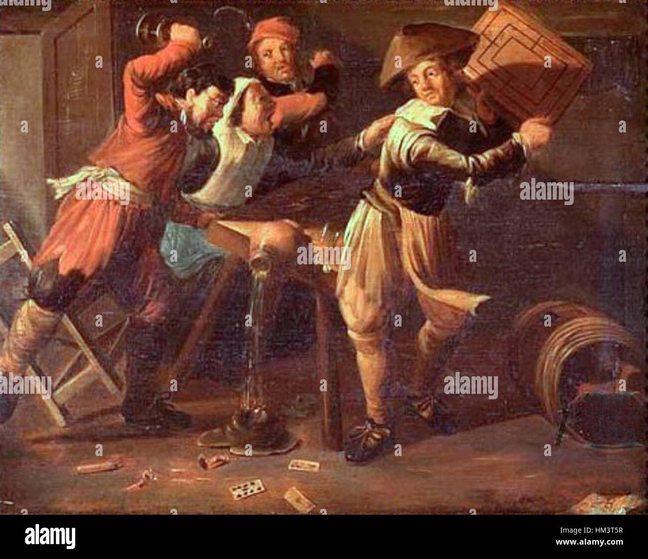 Horatius Bollongiers Werke zeichnen sich durch ihre detaillierten Stillleben-Kompositionen aus, die oft luxuriöse Objekte und natürliche Elemente zeigen. Seine Gemälde heben die Schönheit und Zartheit alltäglicher Gegenstände in einem sorgfältig organisierten Format hervor. Stockfoto