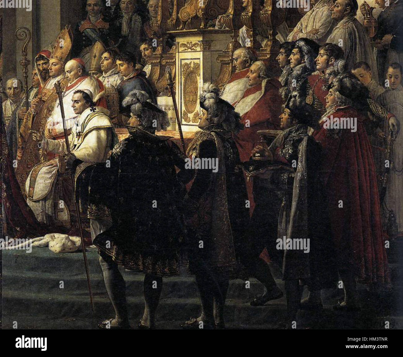 Jacques-Louis David-Weihe des Kaisers Napoleon ich (Detail) - WGA6089 Stockfoto