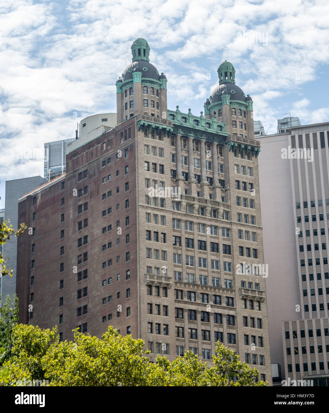 Der Park Row Building, Lower Manhattan, New York City, USA Stockfoto