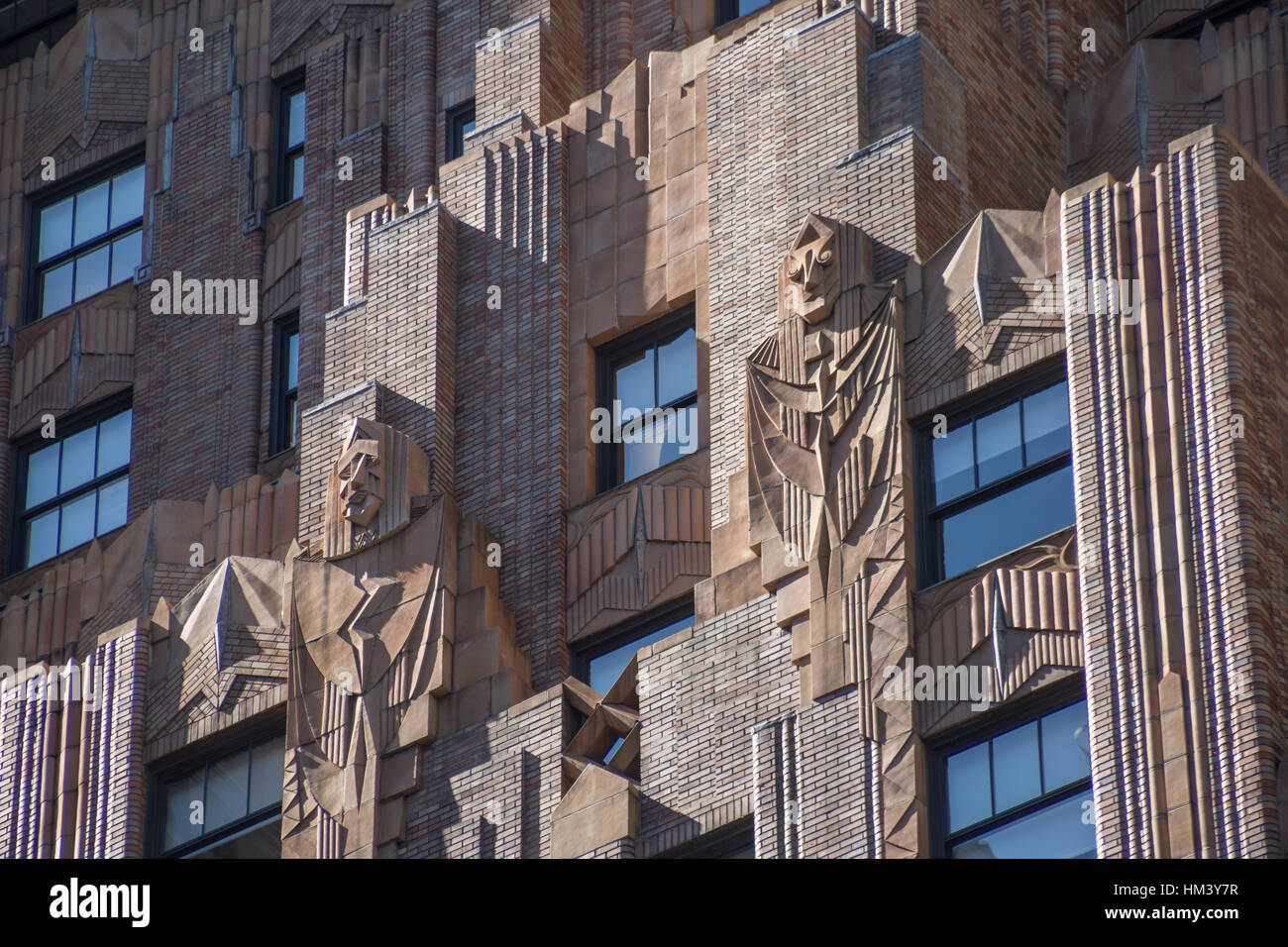 Allgemeine elektrische Gebäude 570 Lexington Avenue Architektur, Manhattan, New York City, USA Stockfoto