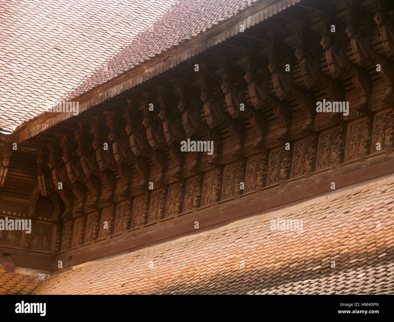 Kuthiramalika-Palast. Trivandrum, Kerala, Indien ist ein schöne zweistöckige Palast liegt in der Nähe der Sree Padmanabhaswamy Tempel. Stockfoto