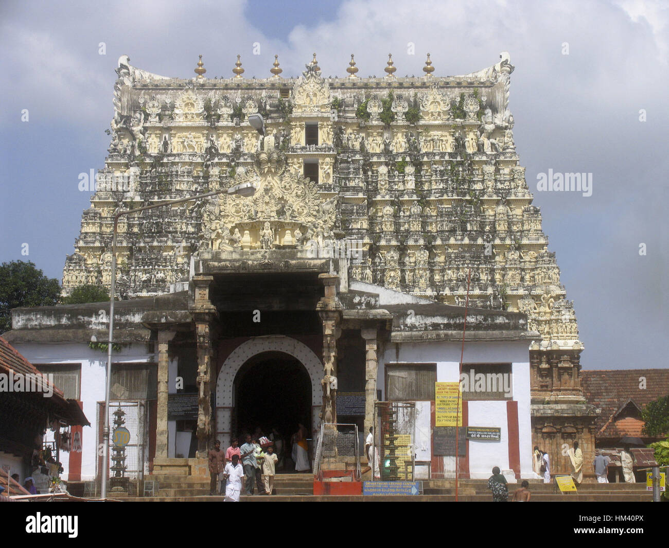 Kuthiramalika-Palast. Trivandrum, Kerala, Indien ist ein schöne zweistöckige Palast liegt in der Nähe der Sree Padmanabhaswamy Tempel. Stockfoto