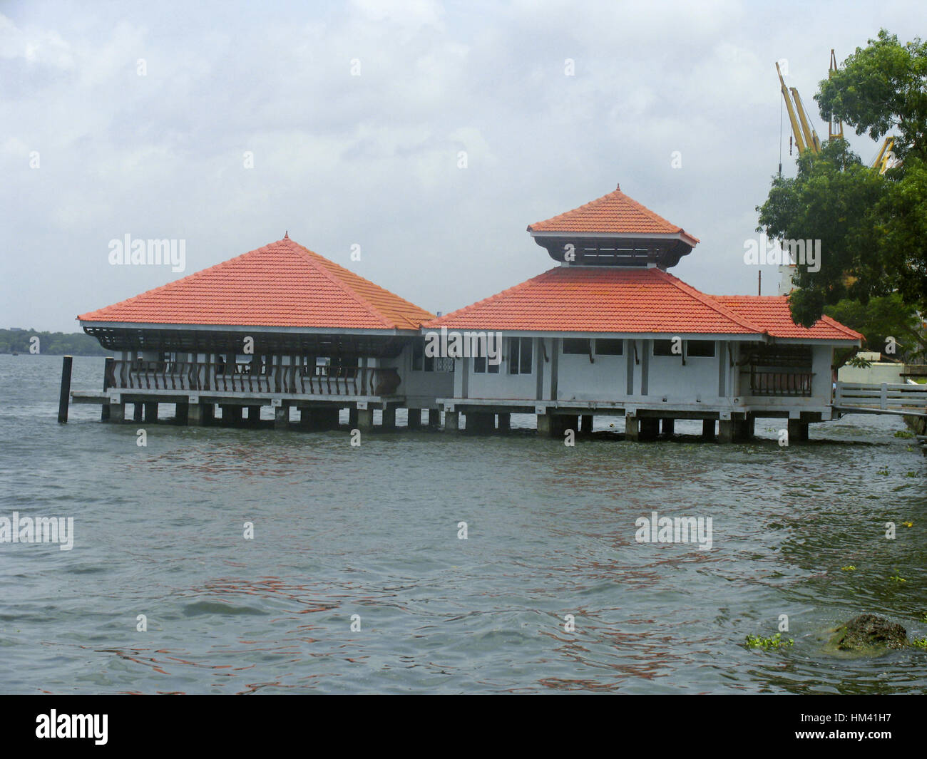 Dock-Werft in Cochin, Kerala, Indien Stockfoto