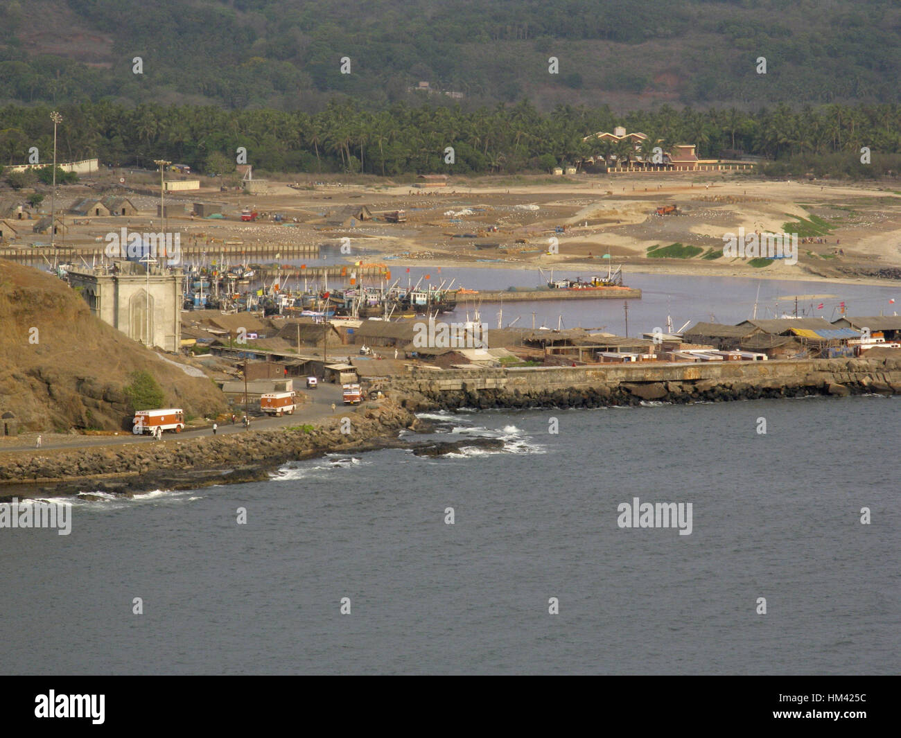 Angeln-Hof Stockfoto