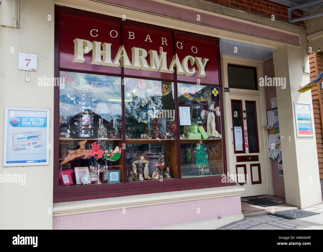 Apotheke in dem kleinen Dorf Cobargo in New South Wales, Australien Stockfoto