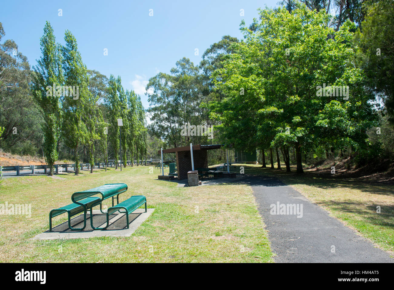 Malerische Raststätte auf der A1 in Victoria, Australien Stockfoto