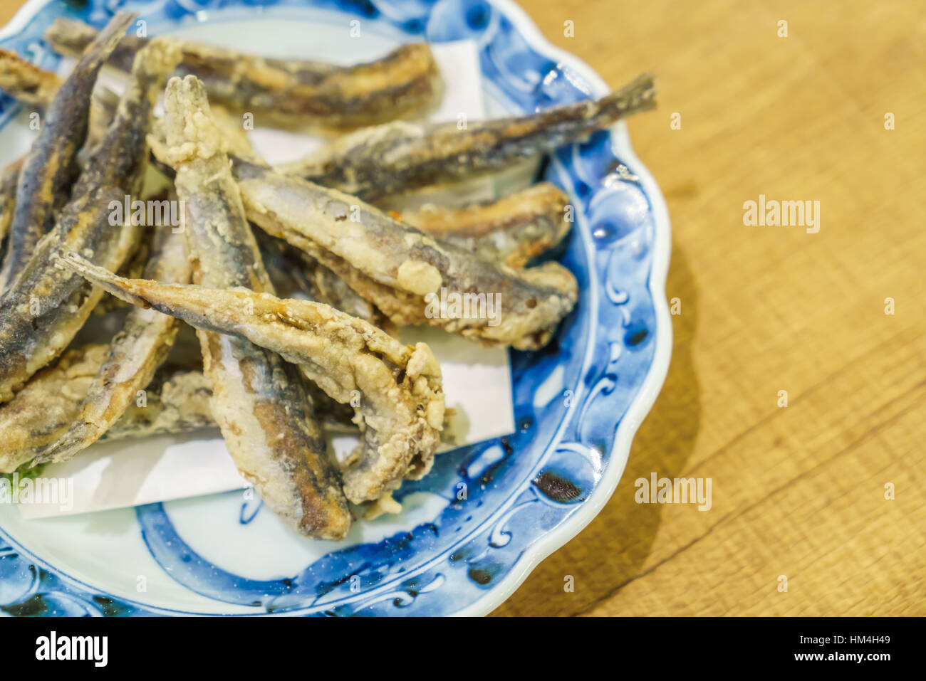 Frische Sardinen Feuer Stockfoto