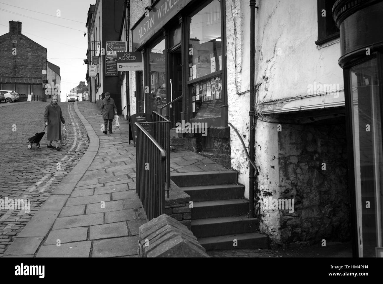 Front Street, Alston, Cumbria Stockfoto