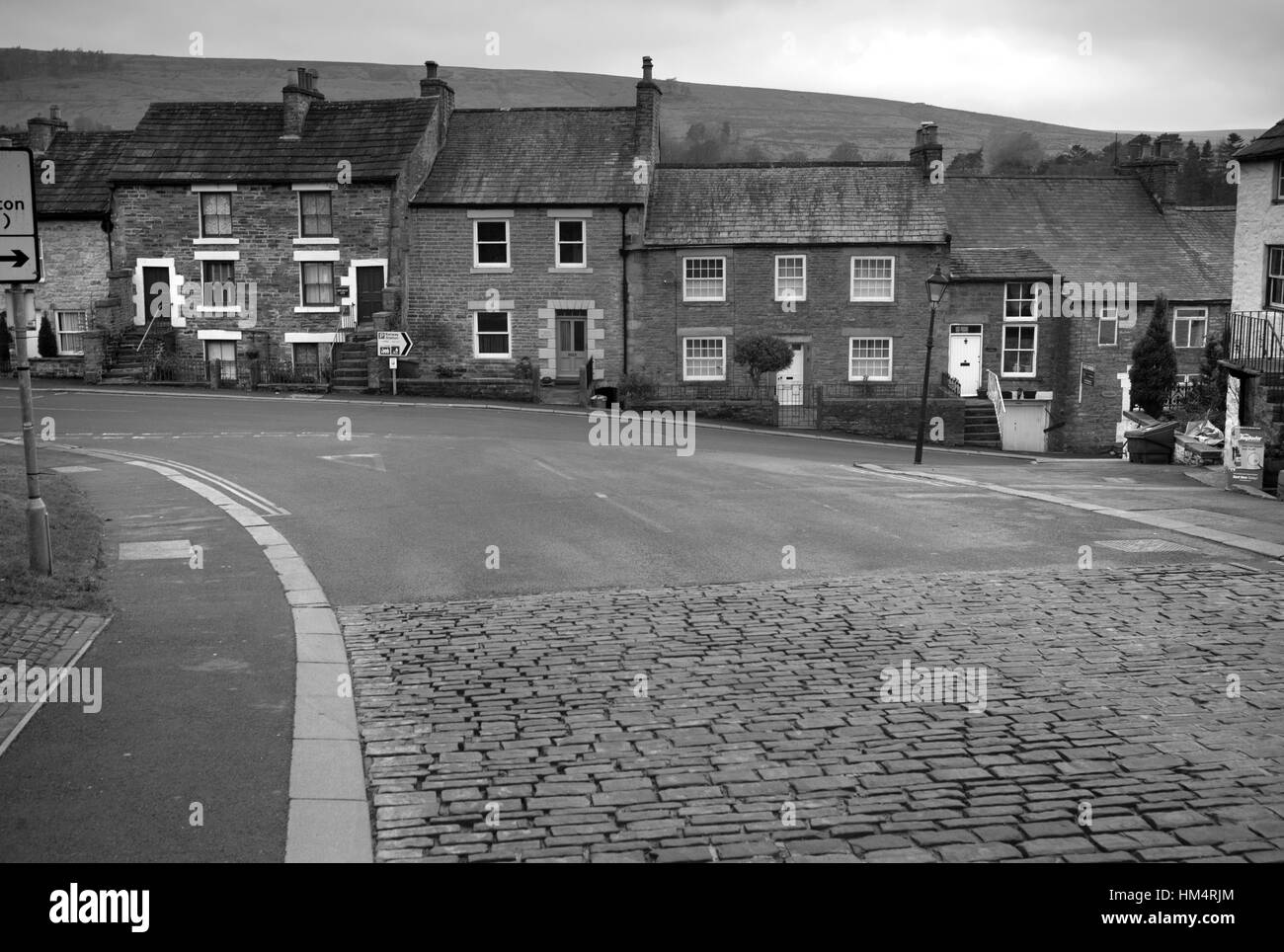 Station Road / A686, Alston, Cumbria Stockfoto