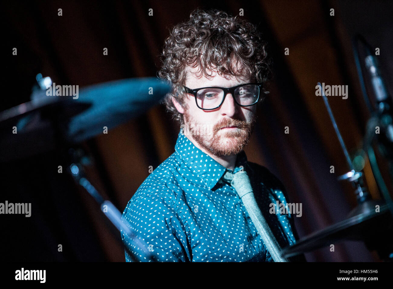 Öffentlich-rechtlichen Rundfunk tritt bei Salumeria della Musica in Mailand, Italien Stockfoto