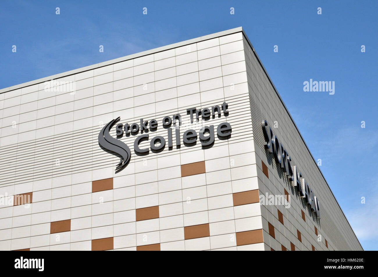 College Stoke-on-Trent, Staffordshire, UK Stockfoto