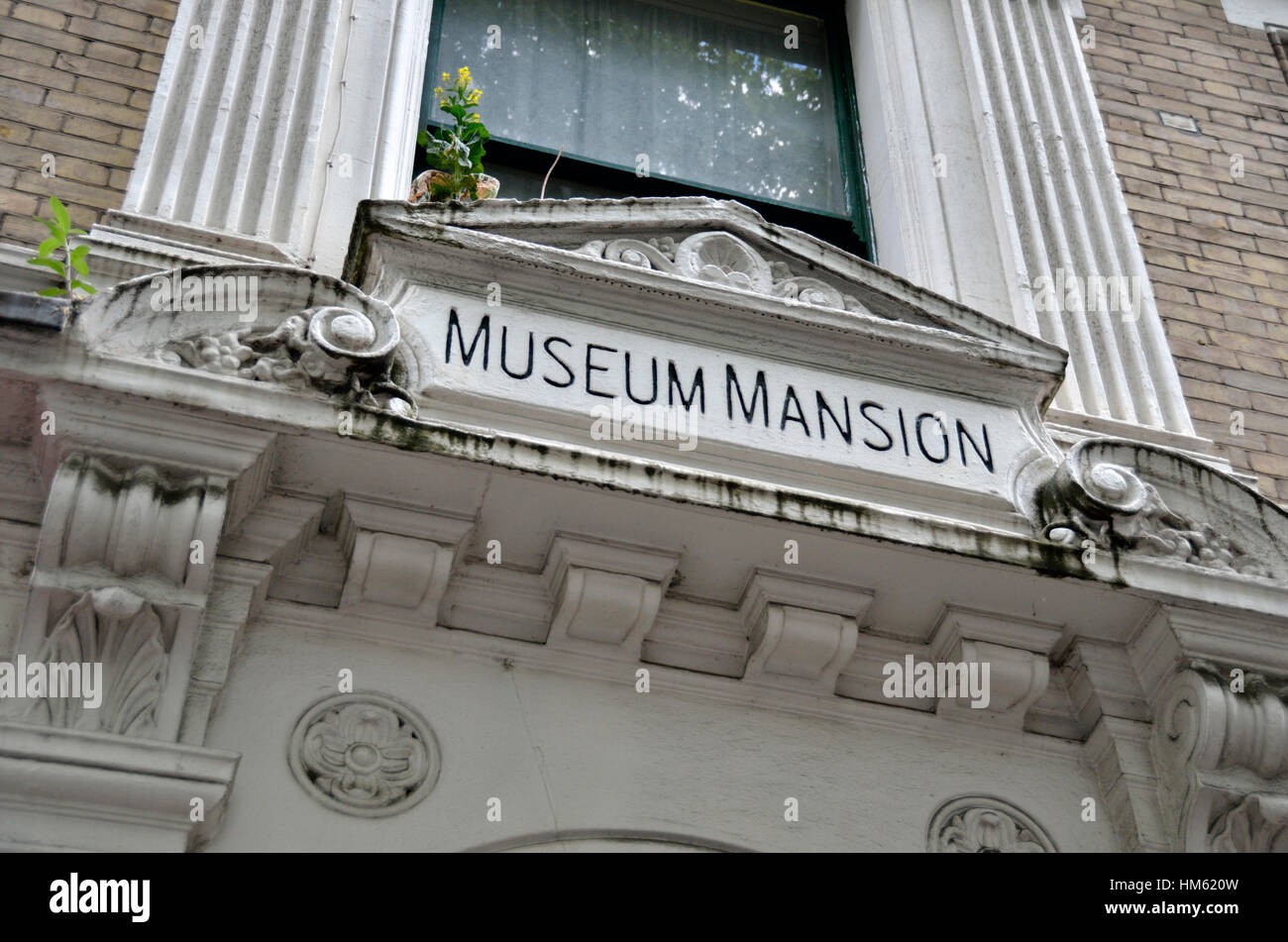 Museum Villen Wohnhaus in Great Russell Street, London WC1, UK Stockfoto