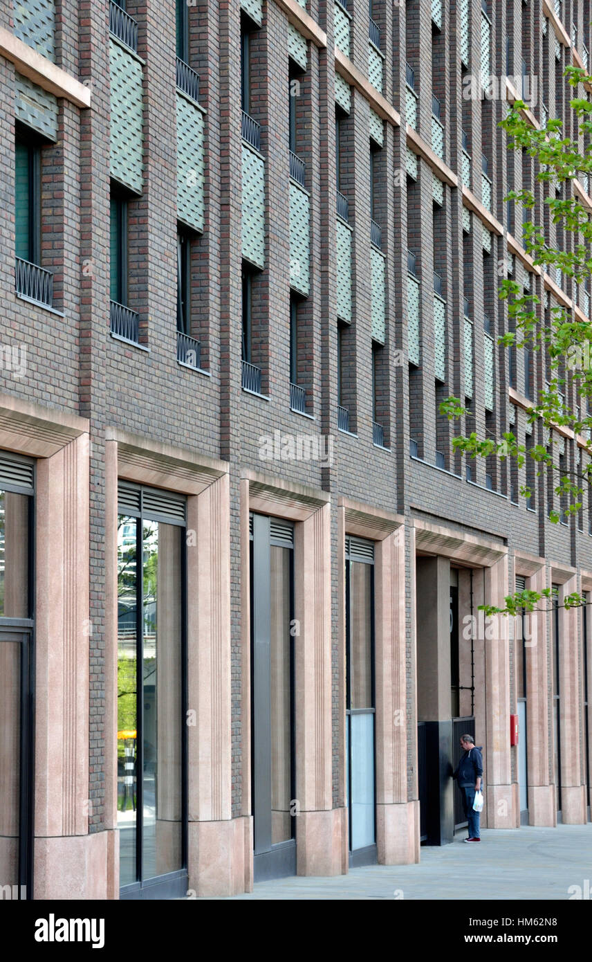 Sächsischen Court Apartments, King Cross, London, UK. Stockfoto
