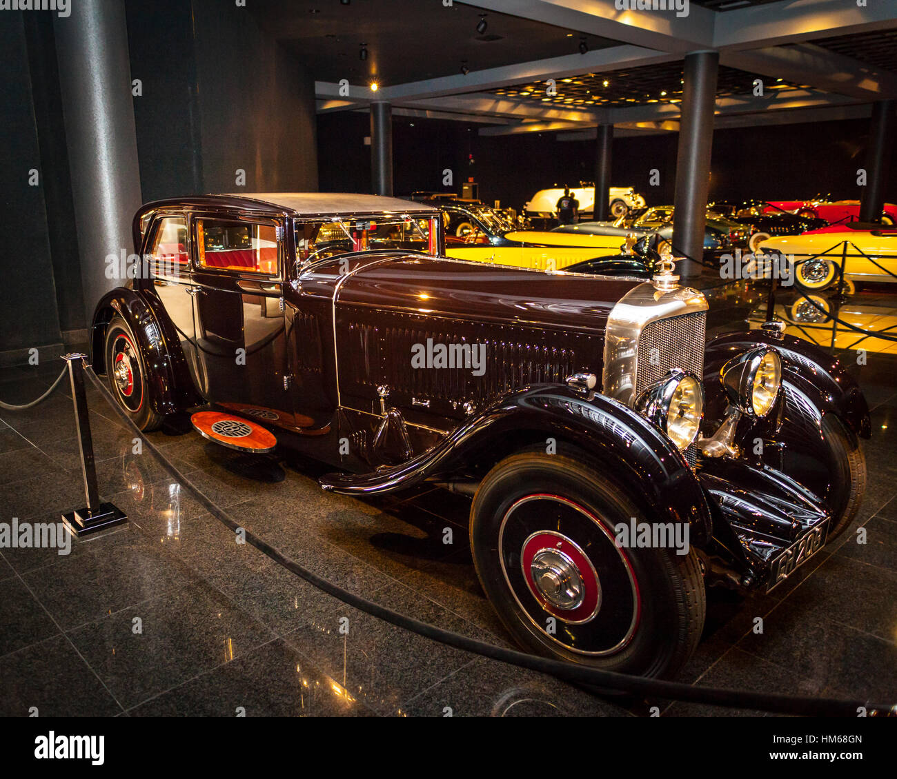 1930 Bentley Speed Six Corsica Coupe im Blackhawk Museum in Danville Kalifornien USA Stockfoto