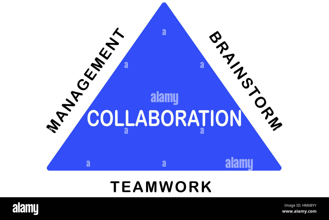 Corporate Collaboration Geschäftskonzept Stockfoto