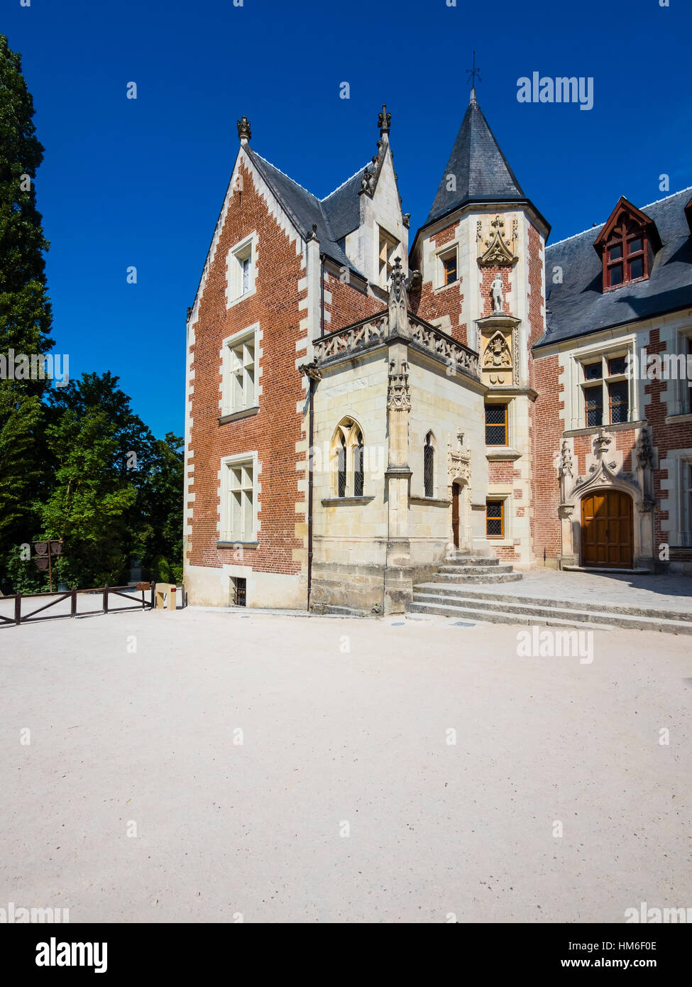 Château du Clos Lucé, Amboise, Indre-et-Loire, Loire-Tal, Leonardo da Vinci Museum, Centre, Frankreich Stockfoto