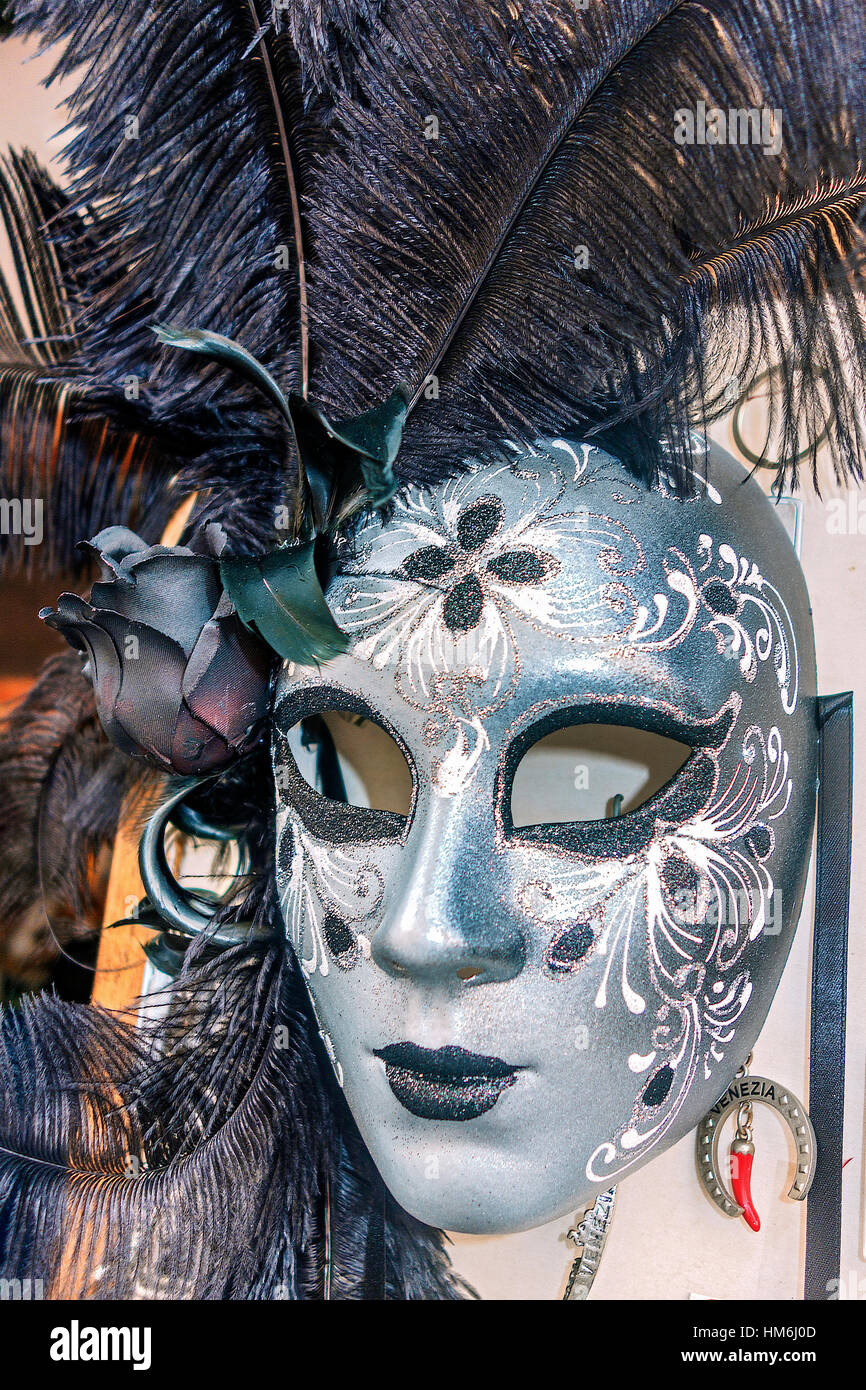  Karneval in Venedig Maske Venedig Italien Stockfotografie - Alamy Illustration 