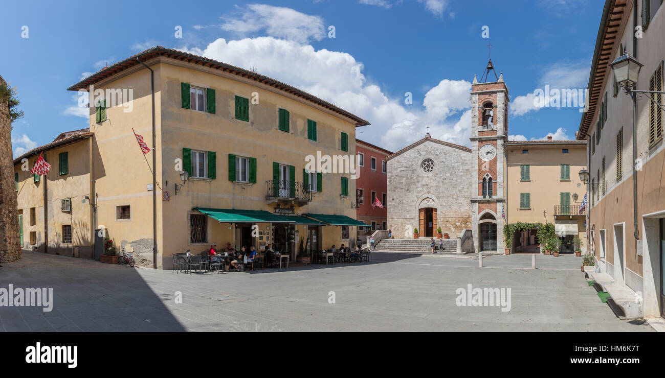 Markt von San Quirico d ' Orcia, Toskana, Italien Stockfoto