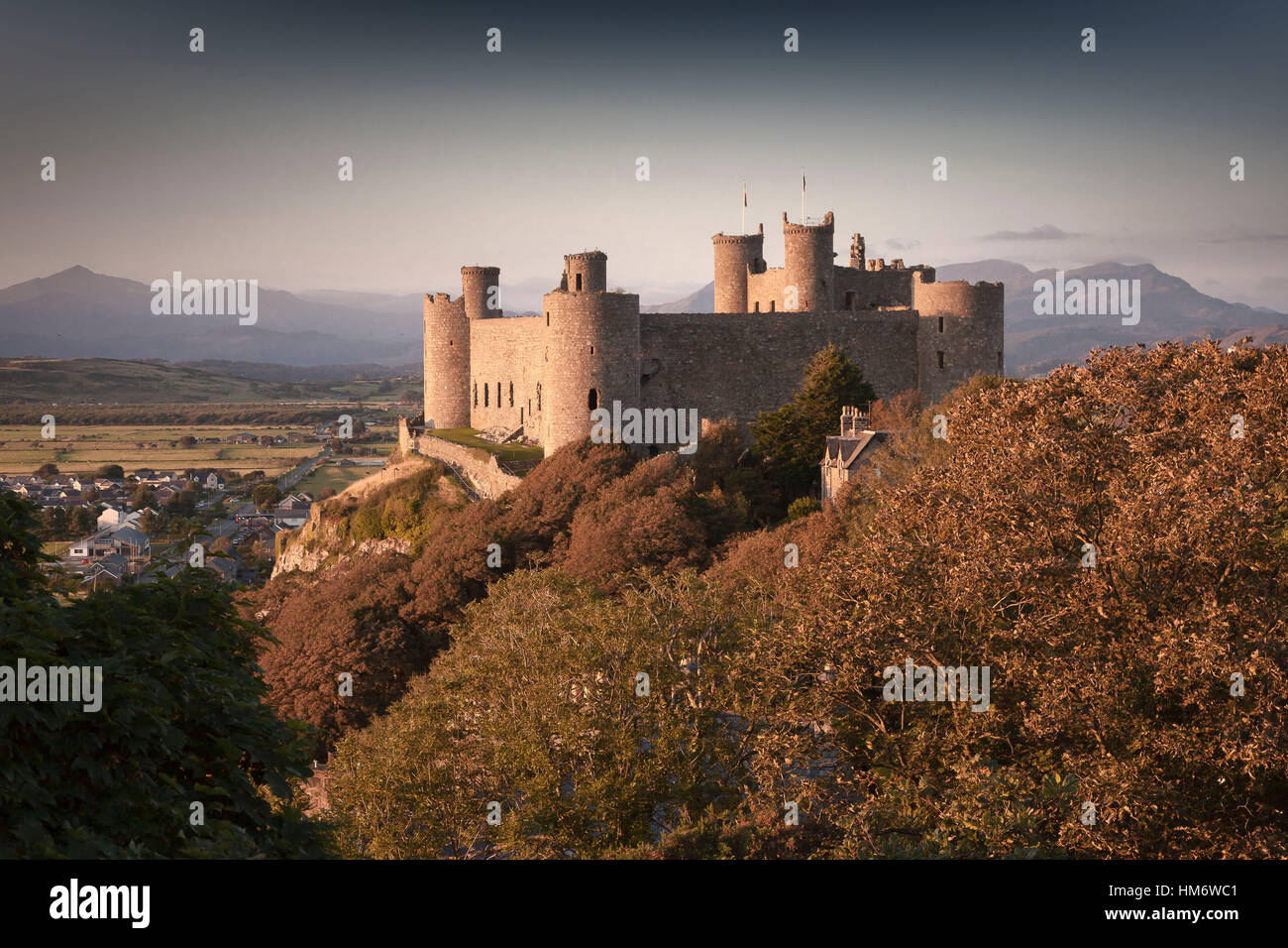Harlech Castle, Gwynedd, Wales. Stockfoto