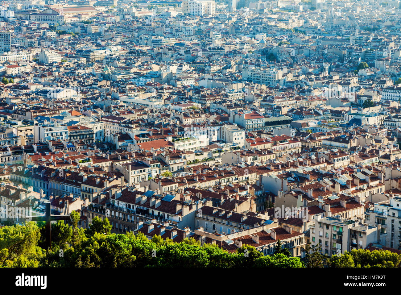 Frankreich, Provence-Alpes-Cote d ' Azur, Marseille, Stadtansicht an sonnigen Tag Stockfoto