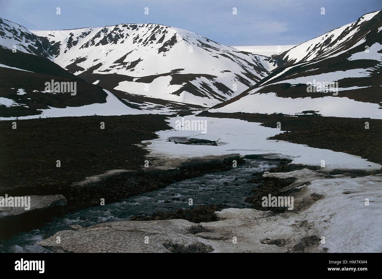 Hochebenen, in der Nähe von Woody point, Gros Morne Nationalpark (UNESCO-Welterbe, 1987), Neufundland, Kanada. Stockfoto