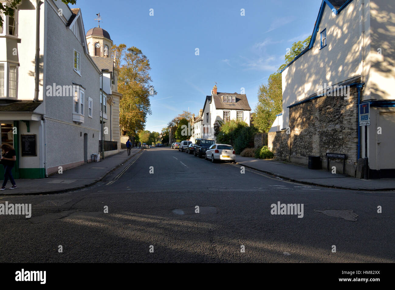 Mansfield Road, Oxford Stockfoto