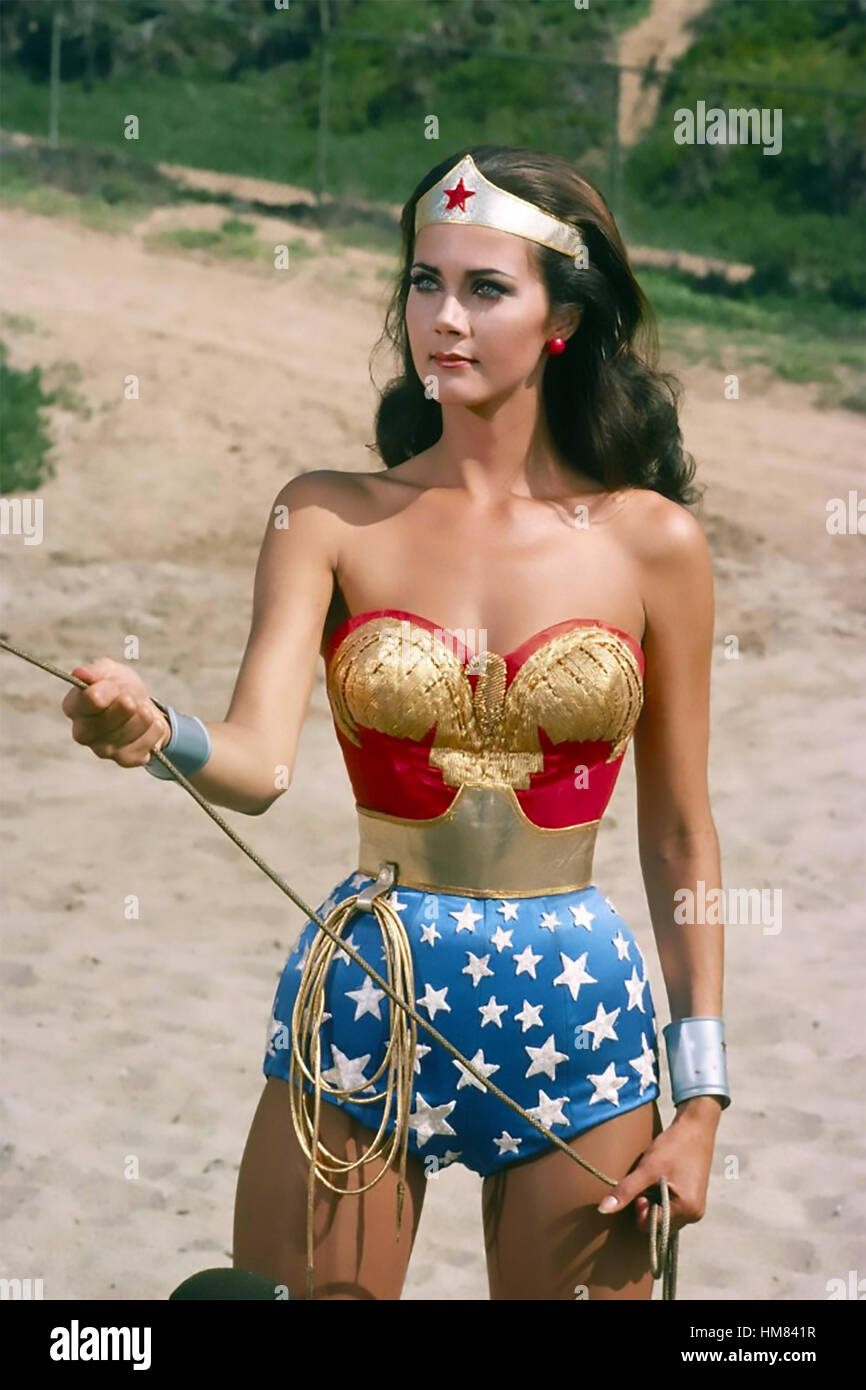 WONDER WOMAN Warner Bros Fernsehreihe 1975-79 mit Lynda Carter Stockfoto