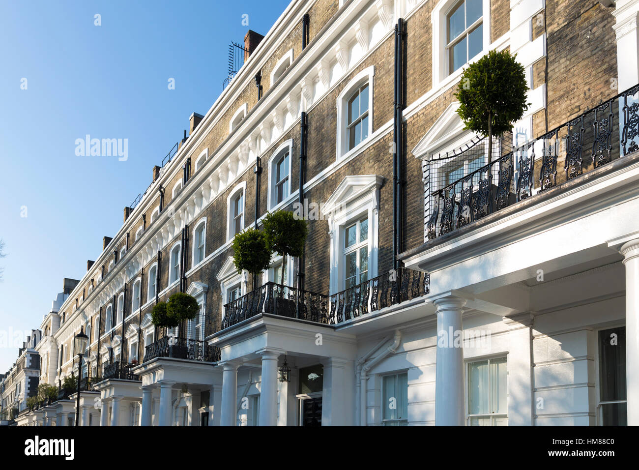 London-Unterkunft in South Kensington UK Stockfoto