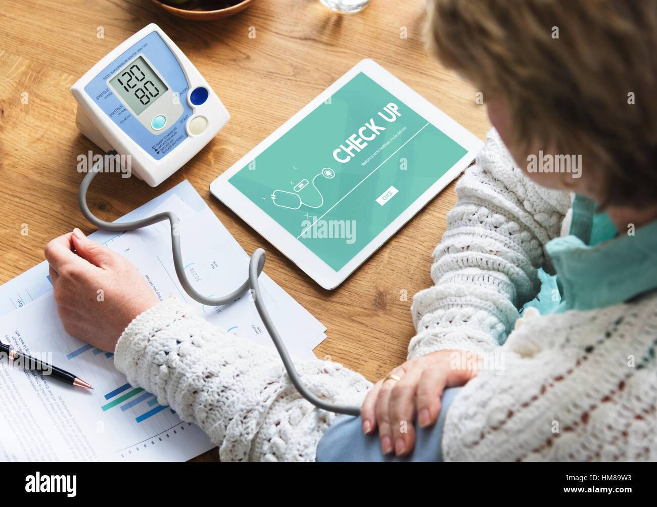 Medizinische Check-up medizinisches Konzept Stockfoto