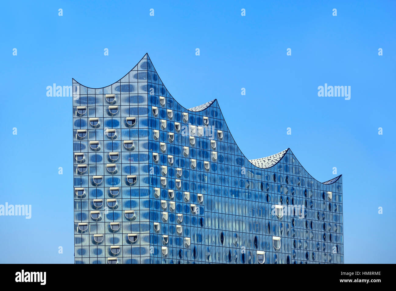 Elbphilharmonie Elbphilharmonie in Hamburg, Deutschland Stockfoto