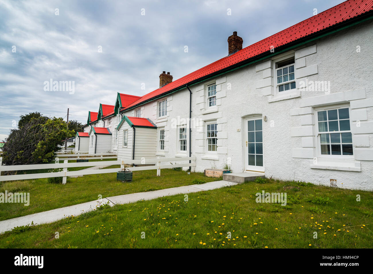 Stanley, Hauptstadt der Falkland-Inseln, Südamerika Stockfoto