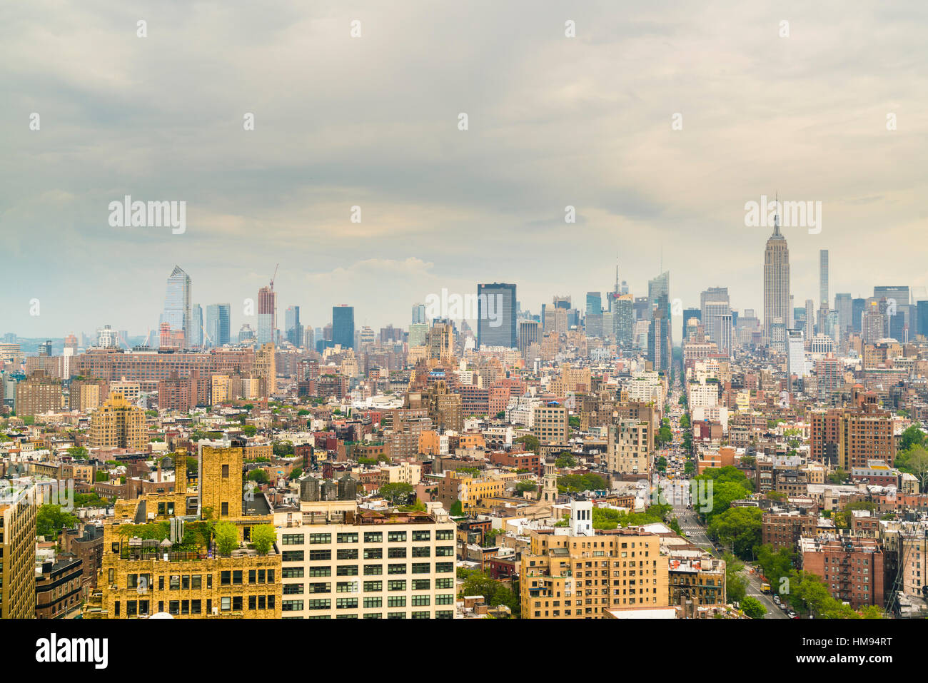 Manhattan Skyline, New York City, Vereinigte Staaten von Amerika, Nordamerika Stockfoto