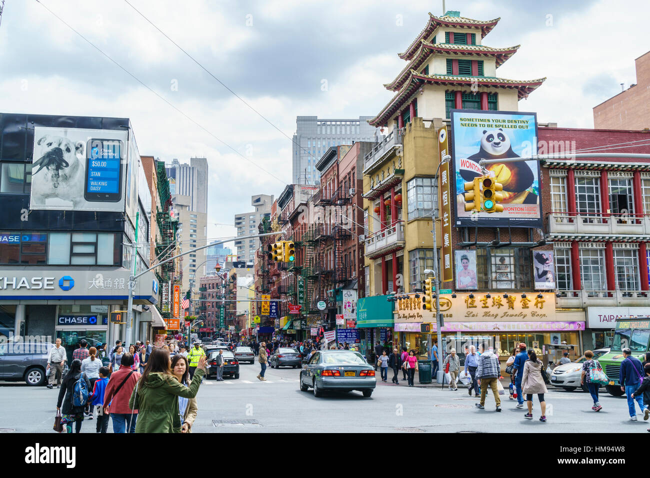 Chinatown, Manhattan, New York City, Vereinigte Staaten von Amerika, Nordamerika Stockfoto