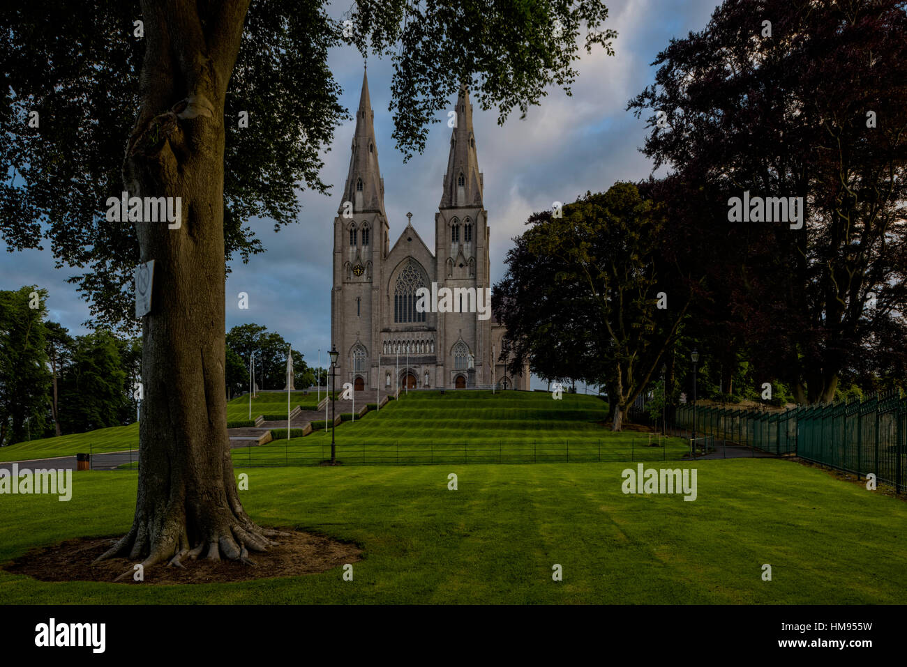 Str. Patricks Kathedrale, Armagh, County Armagh, Ulster, Nordirland, Vereinigtes Königreich Stockfoto
